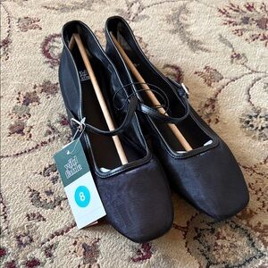 Wild Fable matte Black Elsa Flats for Women